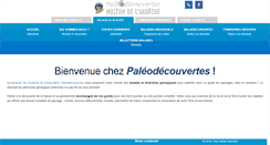 Desktop Screenshot of paleodecouvertes.org