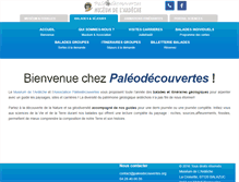 Tablet Screenshot of paleodecouvertes.org